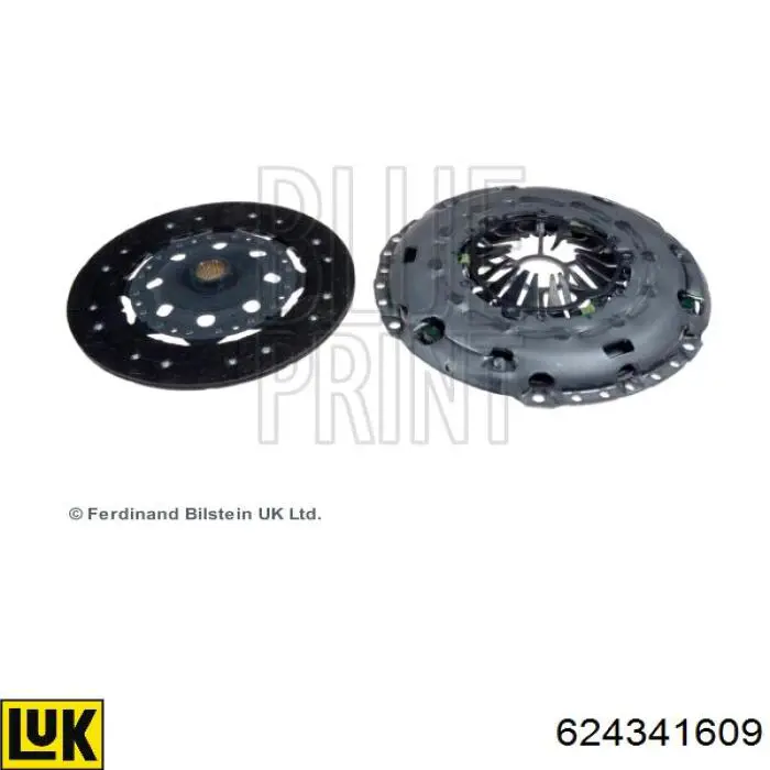 Комплект зчеплення (3 частини) LUK 624341609 ціна, від 182.53 USD
