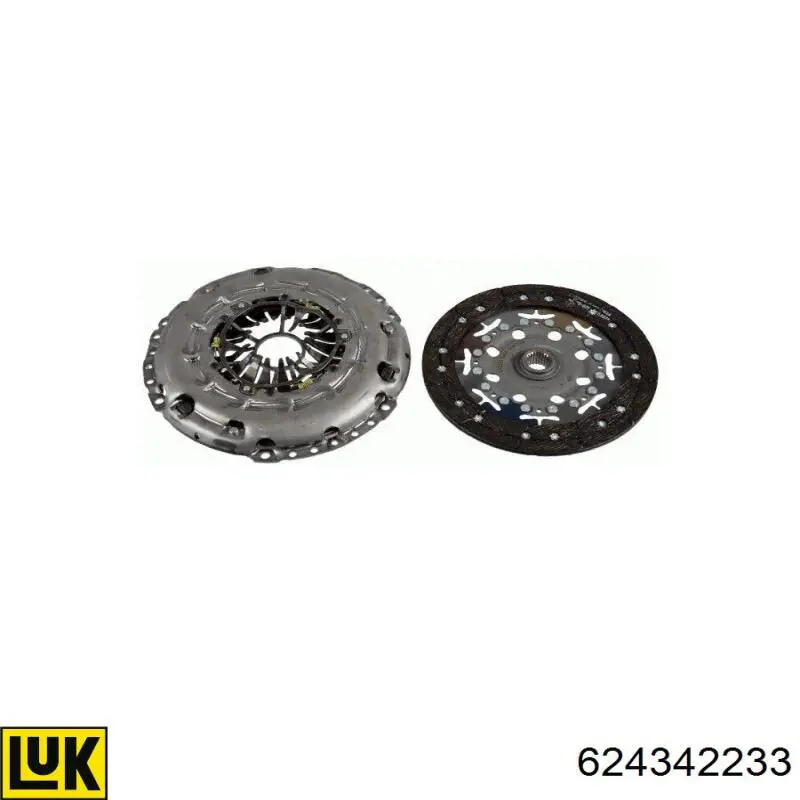 Купити 4110024400 Hyundai/Kia Комплект зчеплення (диск, корзина, підшипник)