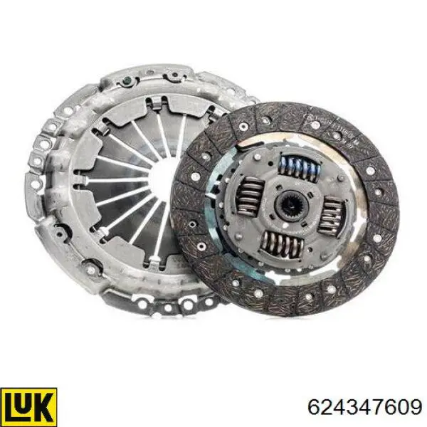 Комплект зчеплення (3 частини) LUK 624347609 ціна, від 181.93 USD