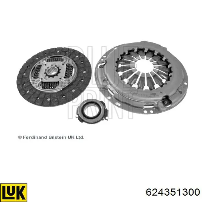 Комплект зчеплення (3 частини) LUK 624351300 ціна, від 268.39 USD