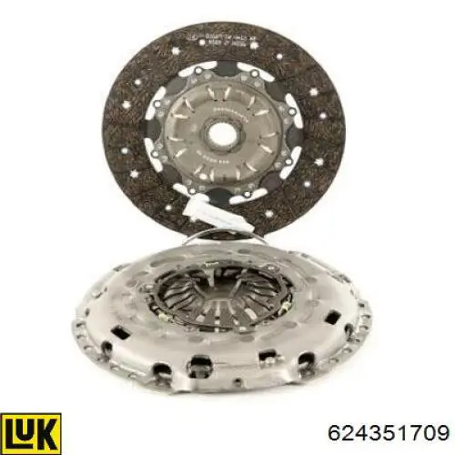 Комплект зчеплення (3 частини) LUK 624351709 ціна, від 242.90 USD