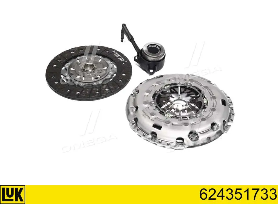 Купити 3000990563 Sachs Комплект зчеплення (диск, корзина, підшипник)