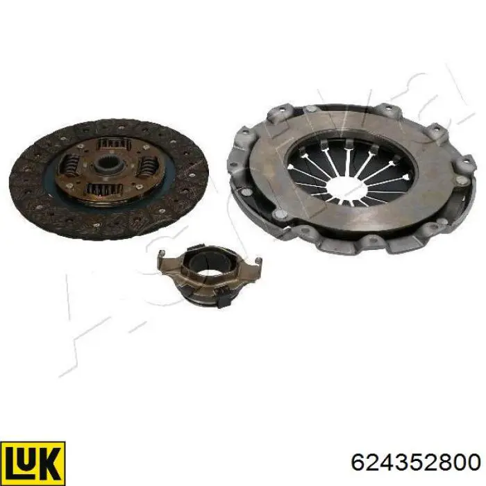 Комплект зчеплення (3 частини) LUK 624352800 ціна, від 148.79 USD