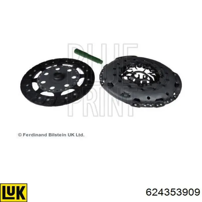 Комплект зчеплення (3 частини) LUK 624353909 ціна, від 212.92 USD