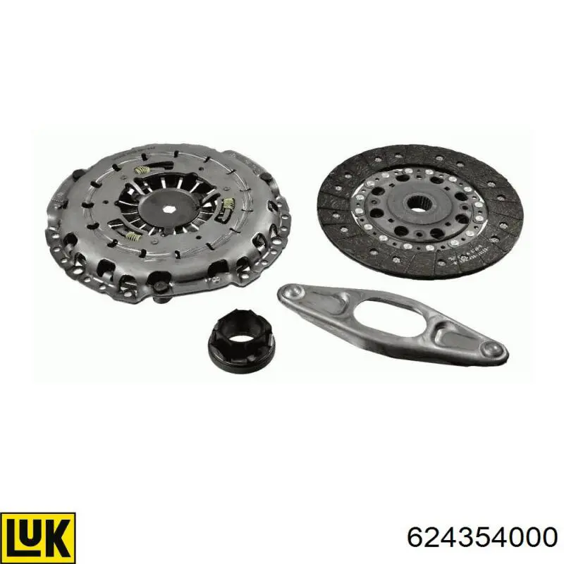 Купити 624354000 LUK Комплект зчеплення (диск, корзина, підшипник)