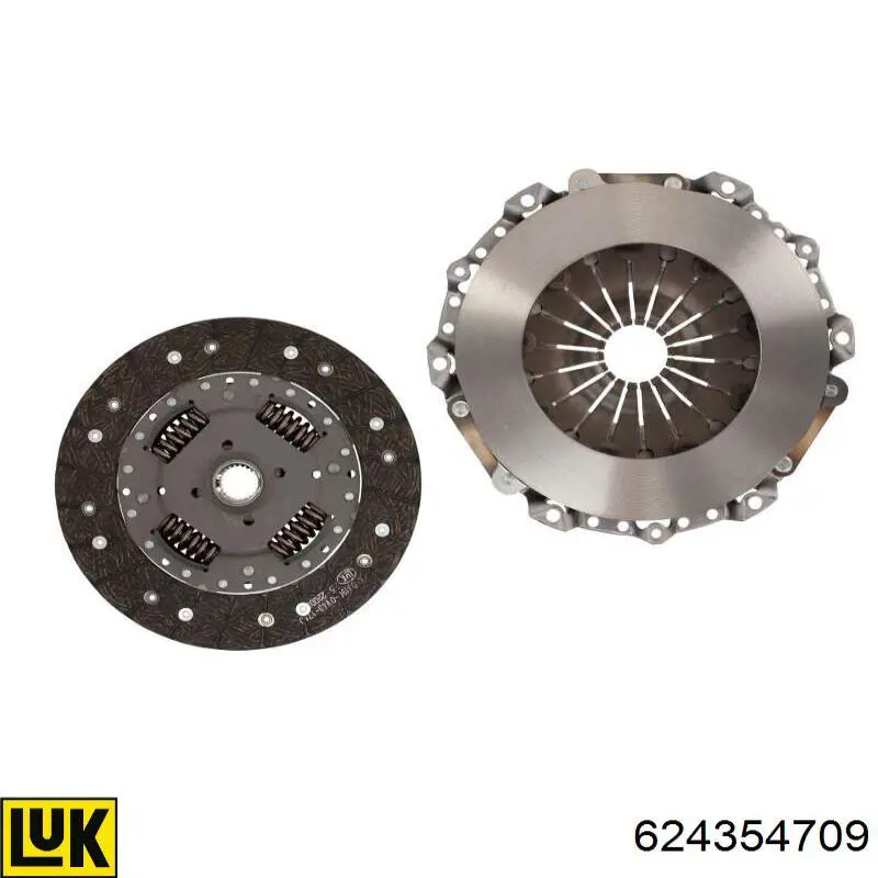 Купити 4544209 Ford Комплект зчеплення (диск, корзина, підшипник)
