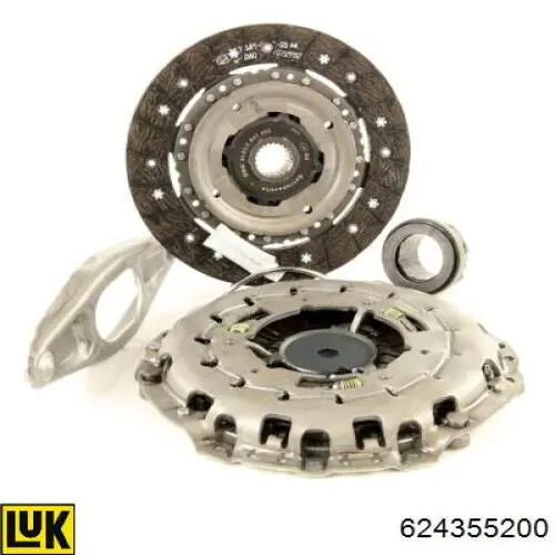 Комплект зчеплення (3 частини) LUK 624355200 ціна, від 257.64 USD