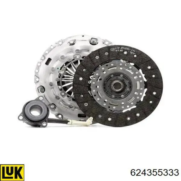 Купити 624355333 LUK Комплект зчеплення (диск, корзина, підшипник)