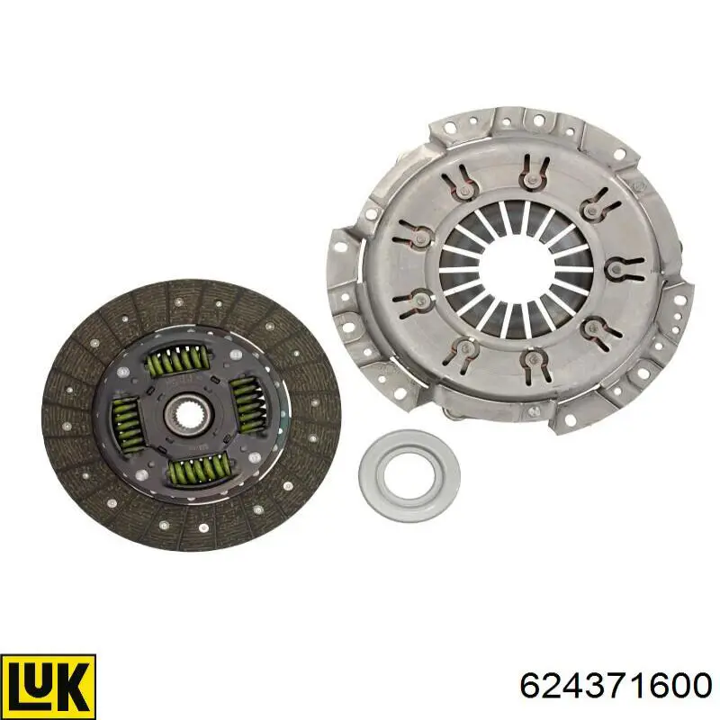 Комплект зчеплення (3 частини) LUK 624371600 ціна, від 204.86 USD