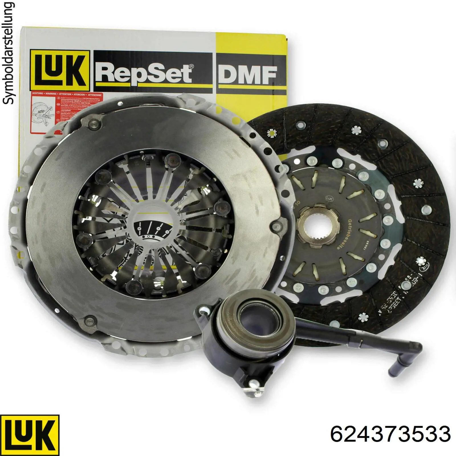 Комплект зчеплення (3 частини) LUK 624373533 ціна, від 326.30 USD