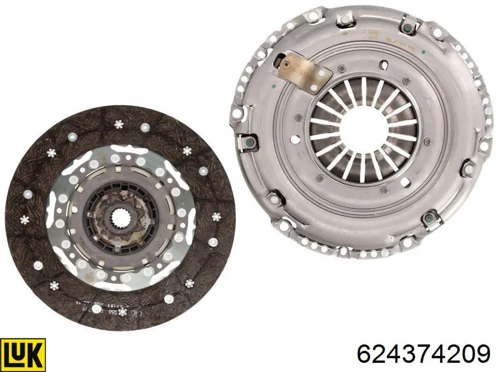 Комплект зчеплення (3 частини) Fiat/Alfa/Lancia 55267002 ціна, від 196.07 USD