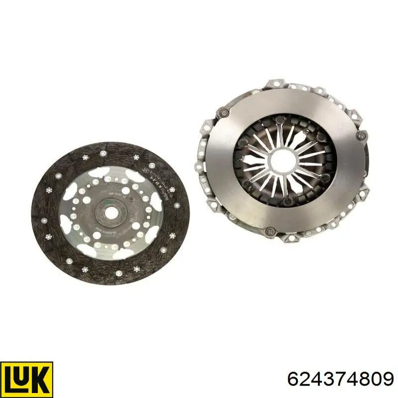 Купити 832644 VALEO Комплект зчеплення (диск, корзина, підшипник)