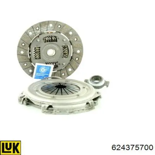 Комплект зчеплення (3 частини) LUK 624375700 ціна, від 219.52 USD