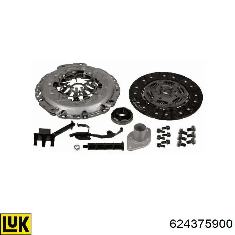 Комплект зчеплення (3 частини) Sachs 3000970150 ціна, від 384.39 USD