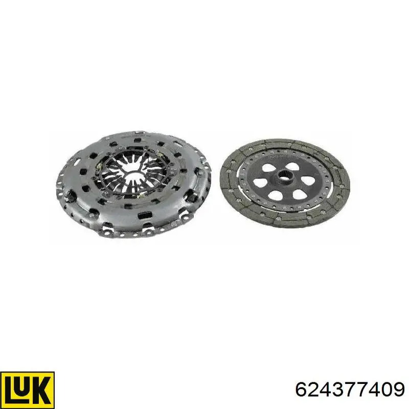 Комплект зчеплення (3 частини) LUK 624377409 ціна, від 218.30 USD