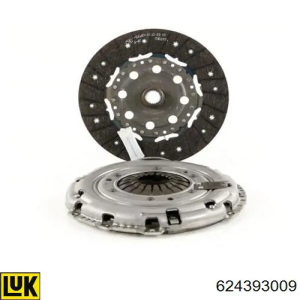 Комплект зчеплення (3 частини) LUK 624393009 ціна, від 188.37 USD