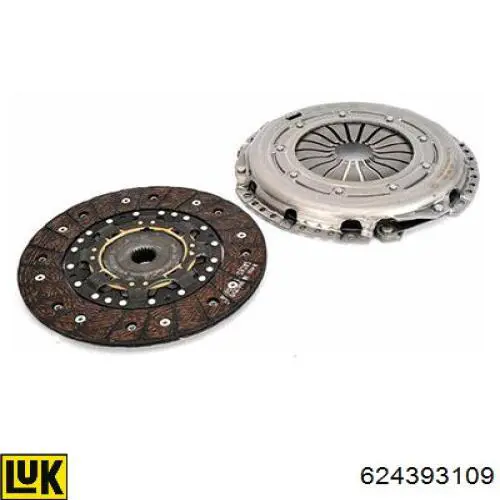 Комплект зчеплення (3 частини) LUK 624393109 ціна, від 233.45 USD