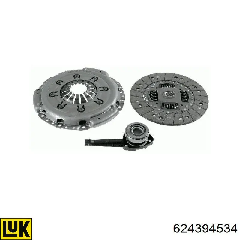 Купити 624394534 LUK Комплект зчеплення (диск, корзина, підшипник)