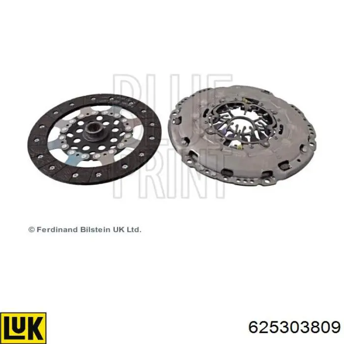 Комплект зчеплення (3 частини) LUK 625303809 ціна, від 190.21 USD