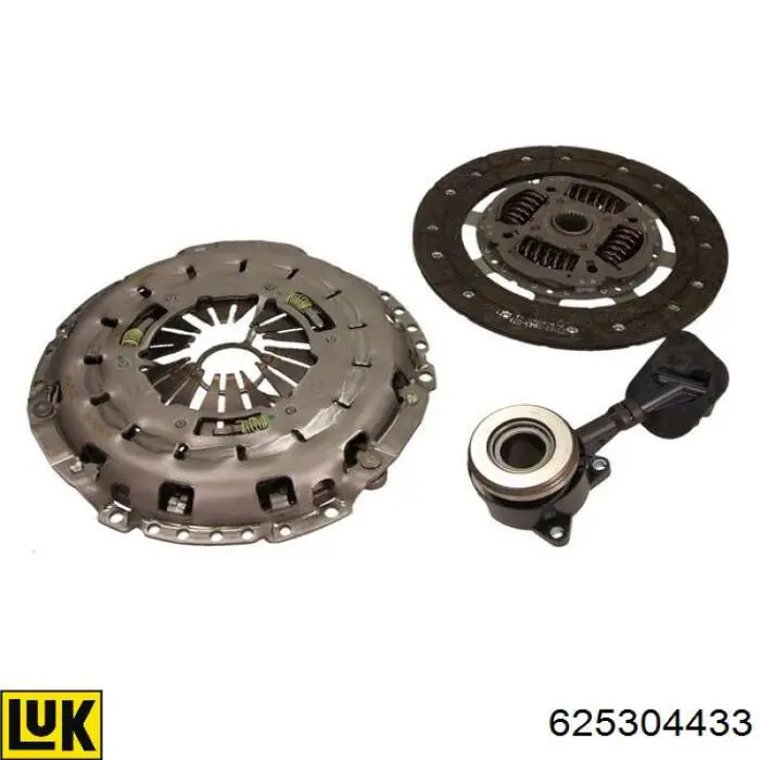 Комплект зчеплення (3 частини) LUK 625304433 ціна, від 307.13 USD