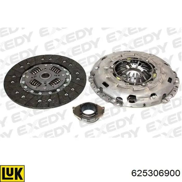 Комплект зчеплення (3 частини) LUK 625306900 ціна, від 317.03 USD