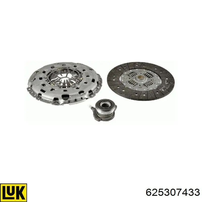 Комплект зчеплення (3 частини) INA 625307433 ціна, від 288.61 USD
