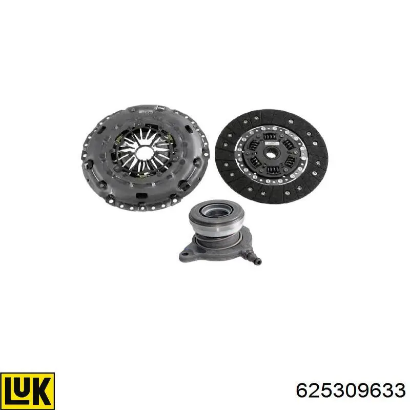 Комплект зчеплення (3 частини) LUK 625309633 ціна, від 452.42 USD