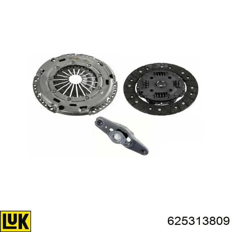 Комплект зчеплення (3 частини) LUK 625313809 ціна, від 221.12 USD