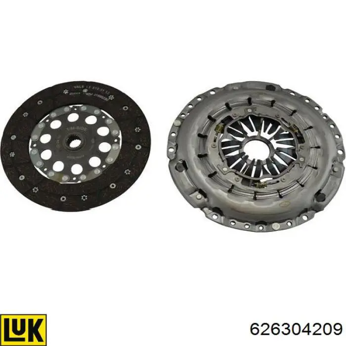 Комплект зчеплення (3 частини) LUK 626304209 ціна, від 377.22 USD