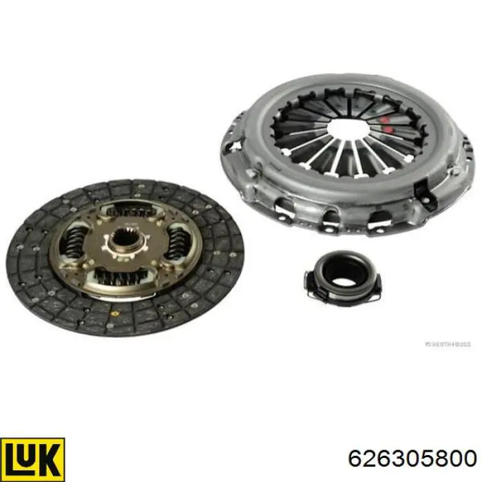 Комплект зчеплення (3 частини) LUK 626305800 ціна, від 182.32 USD
