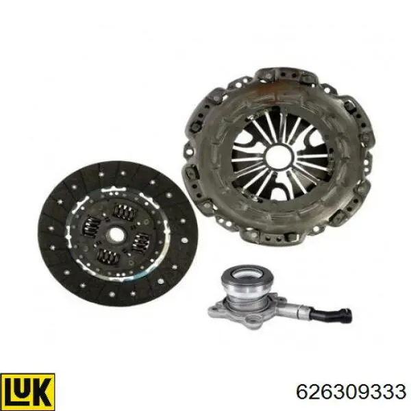 Комплект зчеплення (3 частини) LUK 626309333 ціна, від 341.07 USD