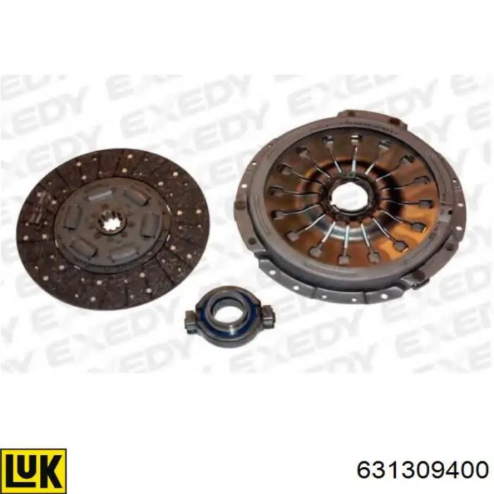 Комплект зчеплення (3 частини) LUK 631309400 ціна, від 436.71 USD