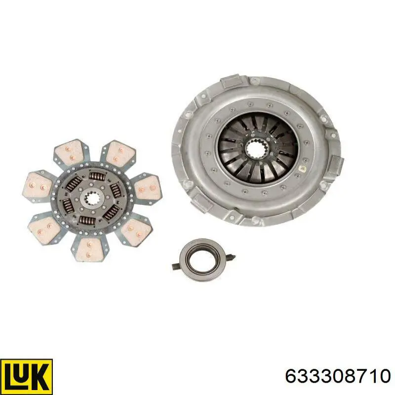 Комплект зчеплення (3 частини) LUK 633308710 ціна, від 467.66 USD