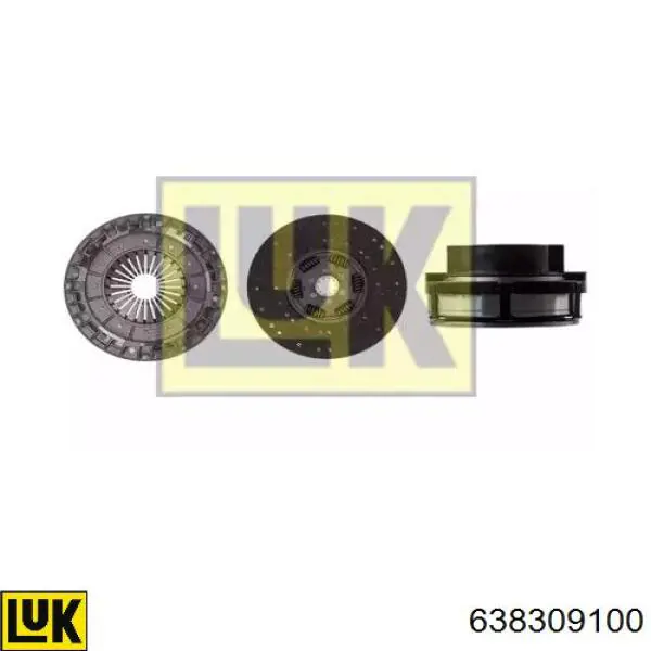 Комплект зчеплення (3 частини) Sachs 3400700412 ціна, від 826.25 USD