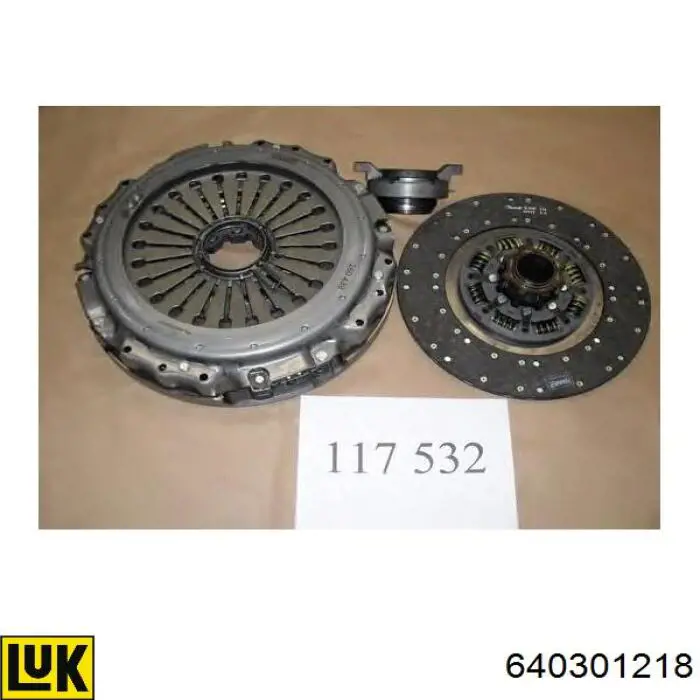 Купити 640301218 LUK Комплект зчеплення (диск, корзина, підшипник)