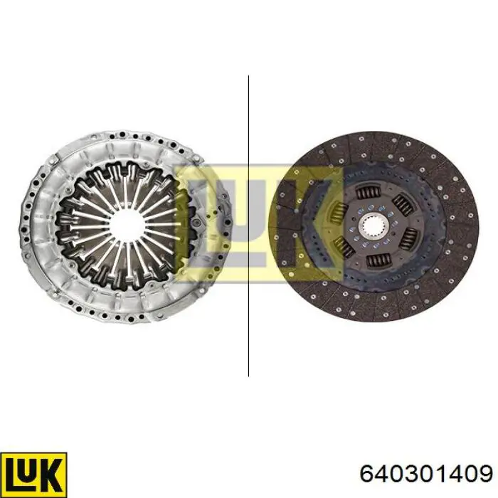 Купити 640301409 LUK Комплект зчеплення (диск, корзина, підшипник)