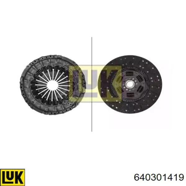 Комплект зчеплення (3 частини) LUK 640301419 ціна, від 583.68 USD