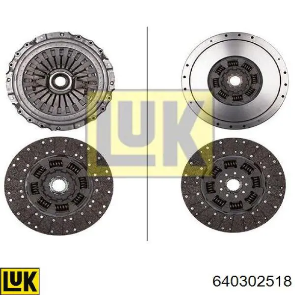 Комплект зчеплення (3 частини) LUK 640302518 ціна, від 1460.21 USD