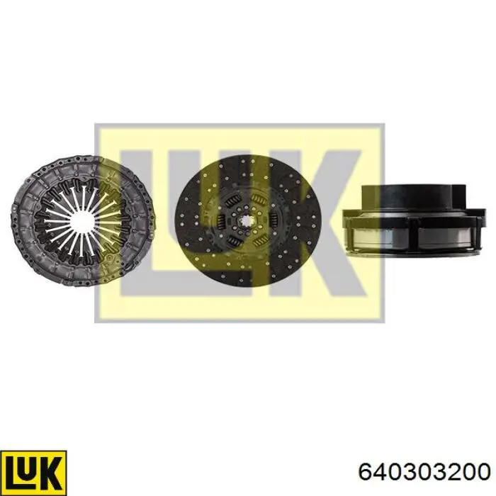 Комплект зчеплення (3 частини) LUK 640303200 ціна, від 775.69 USD