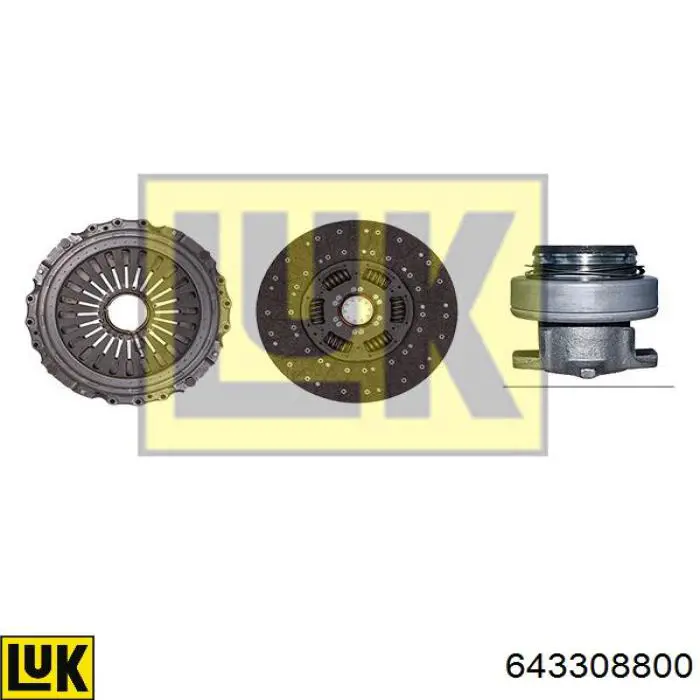 Комплект зчеплення  DAF 1625968
