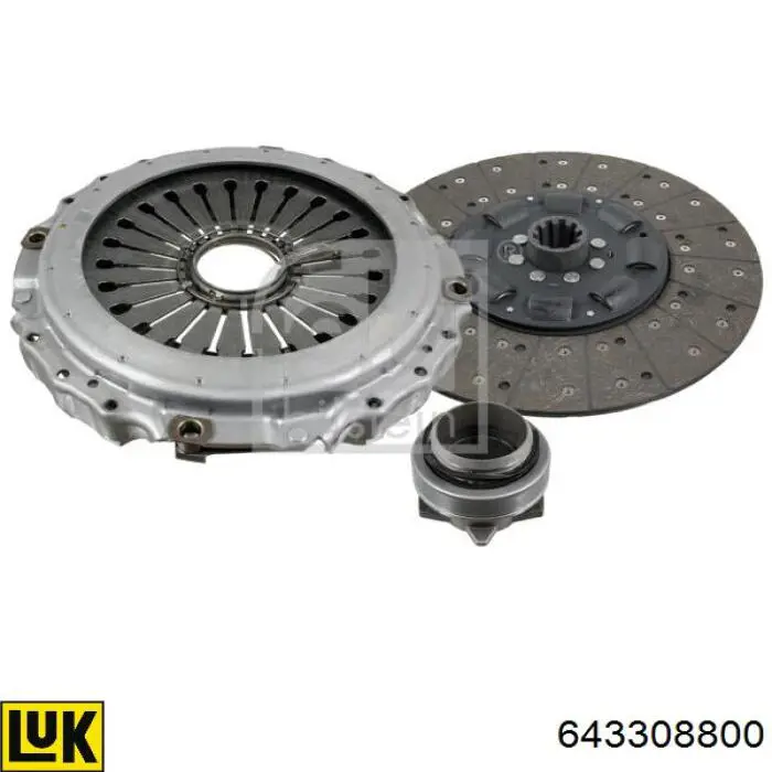 Купити 643308800 LUK Комплект зчеплення (диск, корзина, підшипник)