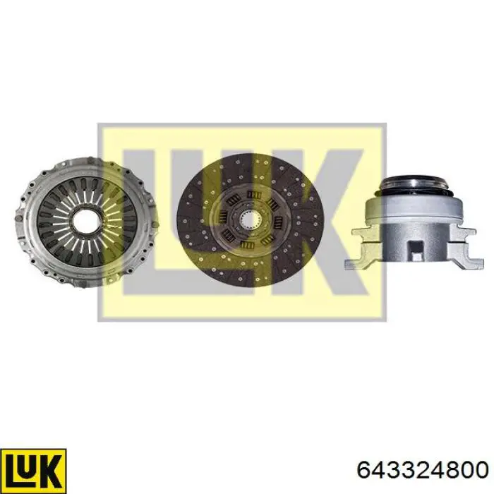 Комплект зчеплення (3 частини) LUK 643324800 ціна, від 625.41 USD