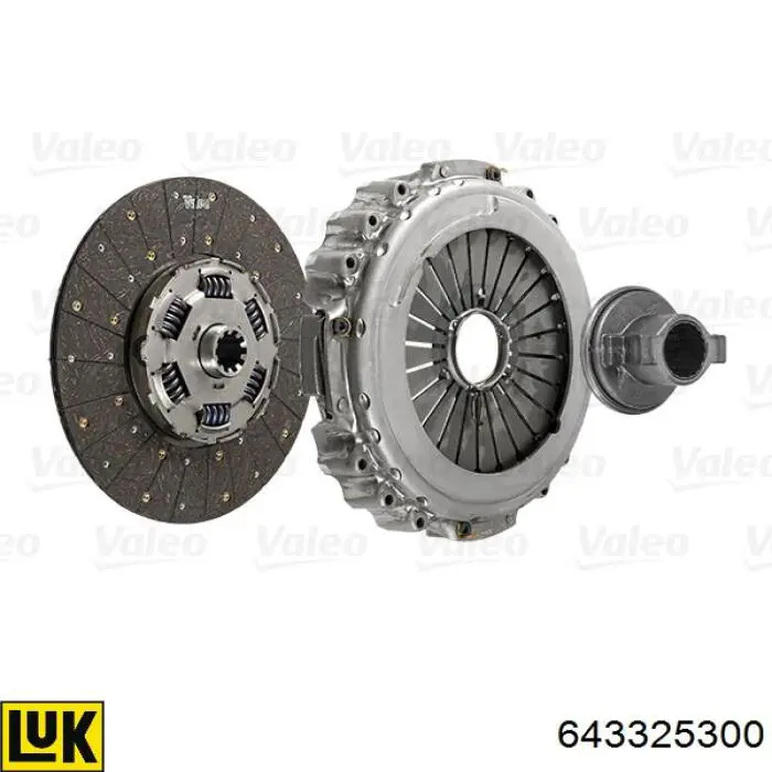 Купити 643325300 LUK Комплект зчеплення (диск, корзина, підшипник)