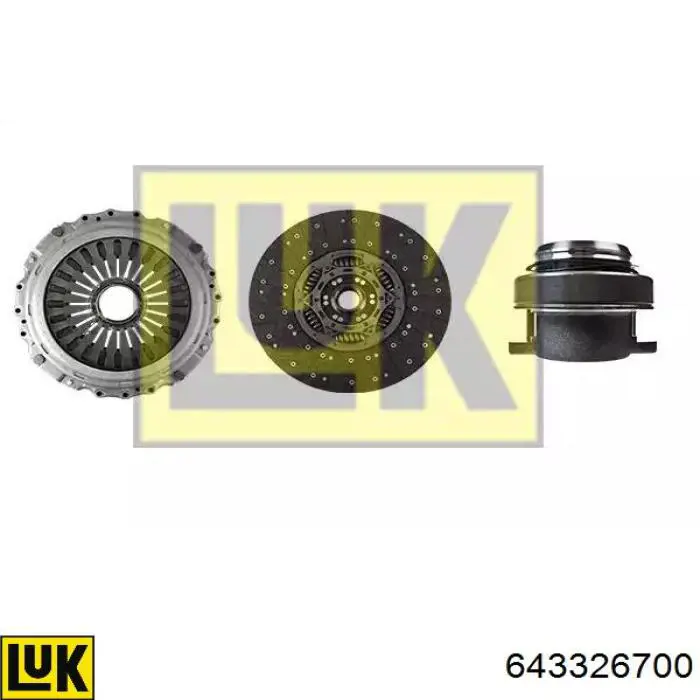 Купити 3400700356 Sachs Комплект зчеплення (диск, корзина, підшипник)
