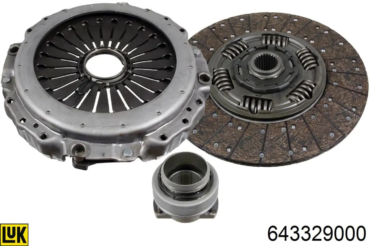 Комплект зчеплення (3 частини) LUK 643329000 ціна, від 861.80 USD