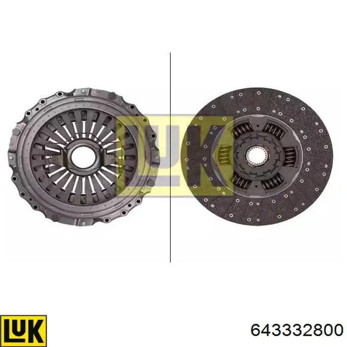 Комплект зчеплення (3 частини) LUK 643332800 ціна, від 766.84 USD