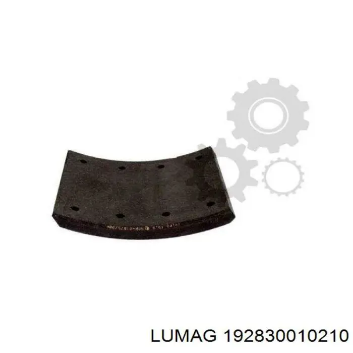 Накладка гальмівна задня (TRUCK) Lumag 192830010210 ціна, від 52.10 USD