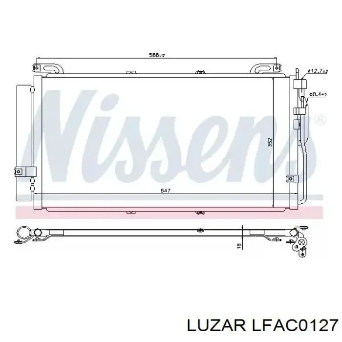 Купити LFAC0127 Luzar Лопаті крильтаткі