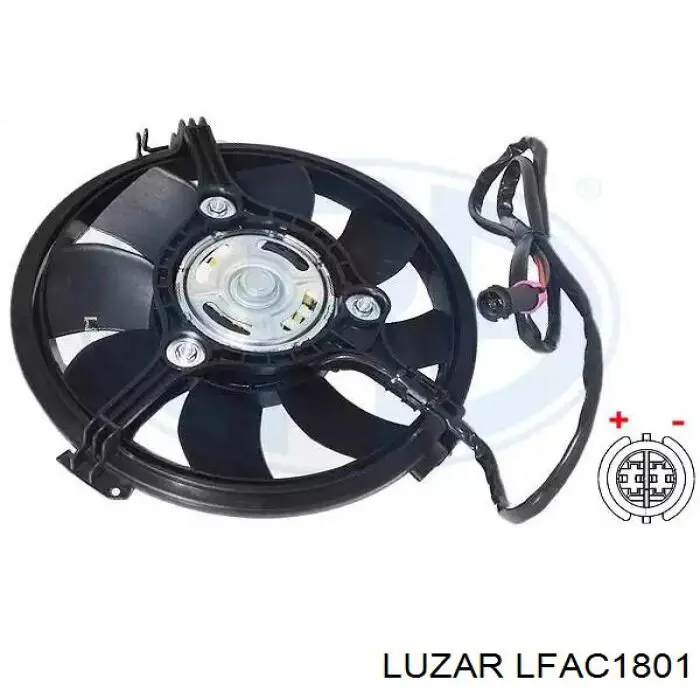 Купити LFAC1801 Luzar Електровентилятор охолодження в зборі (двигун + крильчатка)