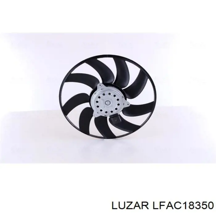 LFAC18350 Luzar електровентилятор охолодження в зборі (двигун + крильчатка, правий)